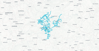 Liniennetz von Verkehrsbetriebe Westfalen-Süd GmbH