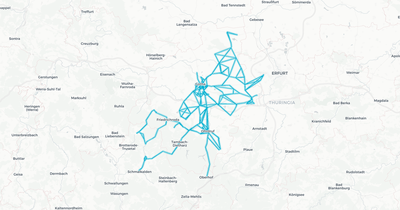 Liniennetz von Verkehrsgemeinschaft Landkreis Gotha GbR