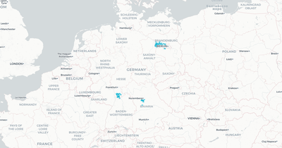 Liniennetz von Verkehrsgesellschaft Gersprenztal/Sauter
