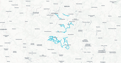 Liniennetz von Verkehrsgesellschaft Teltow-Fläming mbH