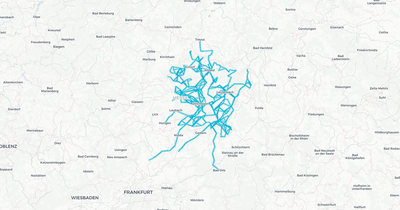 Liniennetz von VGO Alsfeld