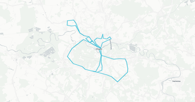 Liniennetz von VLD-Stadtbus