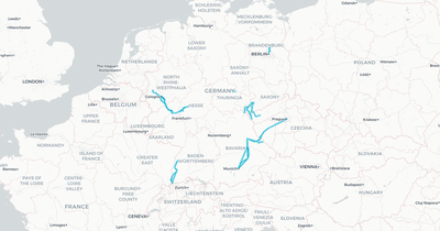 Liniennetz von vogtlandbahn - Die Länderbahn GmbH DLB