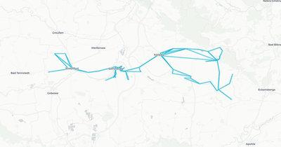 Liniennetz von VWG Sömmerda