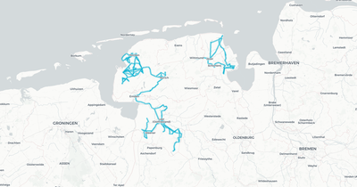 Liniennetz von Weser-Ems-Bus Betrieb Ostfriesland