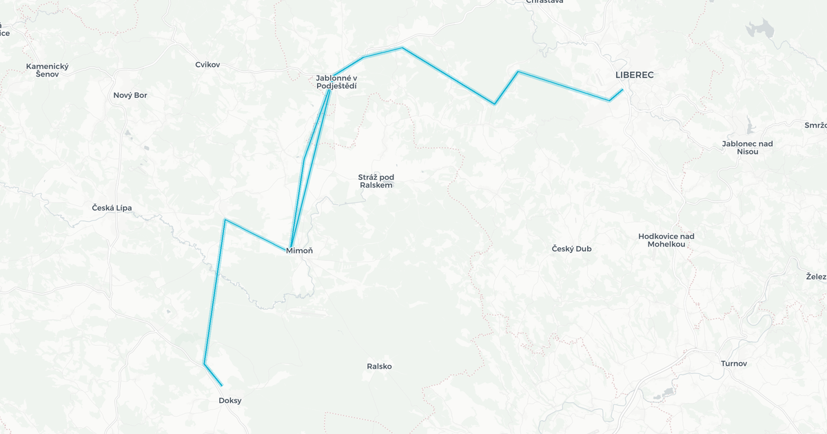 Liniennetz von Trilex