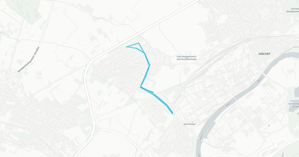 Liniennetz von Urberacher Omnibusbetrieb