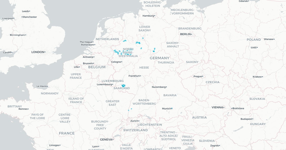 Liniennetz von Verkehrsbetriebe Hamm