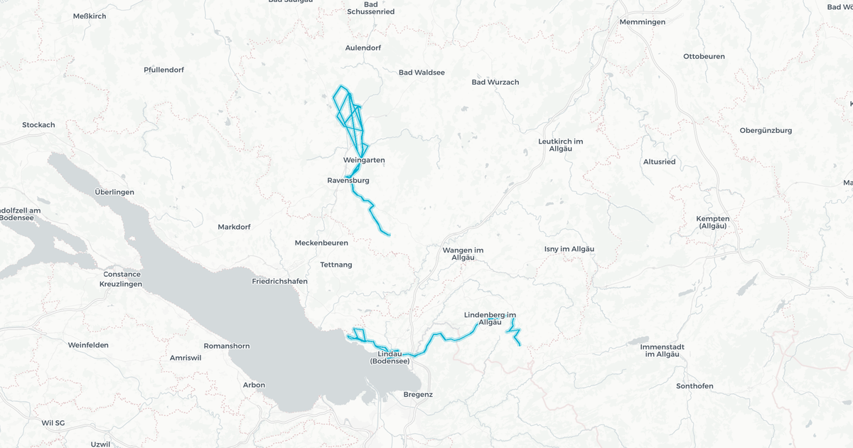 Liniennetz von Verkehrsbetriebe Schussental