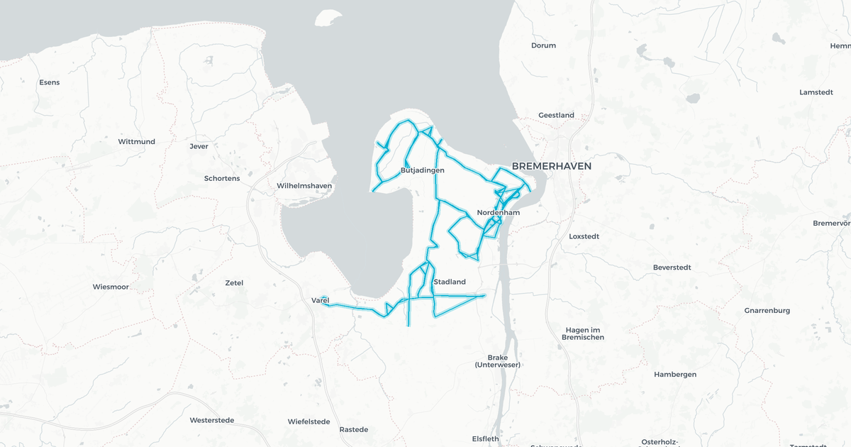 Liniennetz von Verkehrsbetriebe Wesermarsch GmbH1