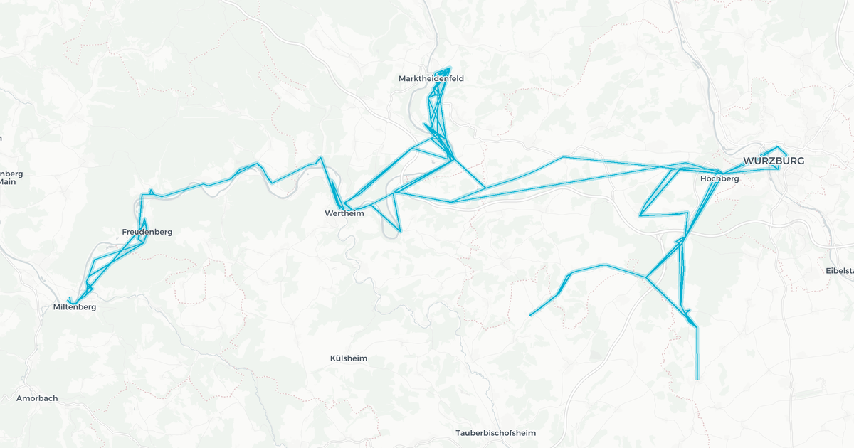Liniennetz von Verkehrsgemeinschaft Main-Tauber