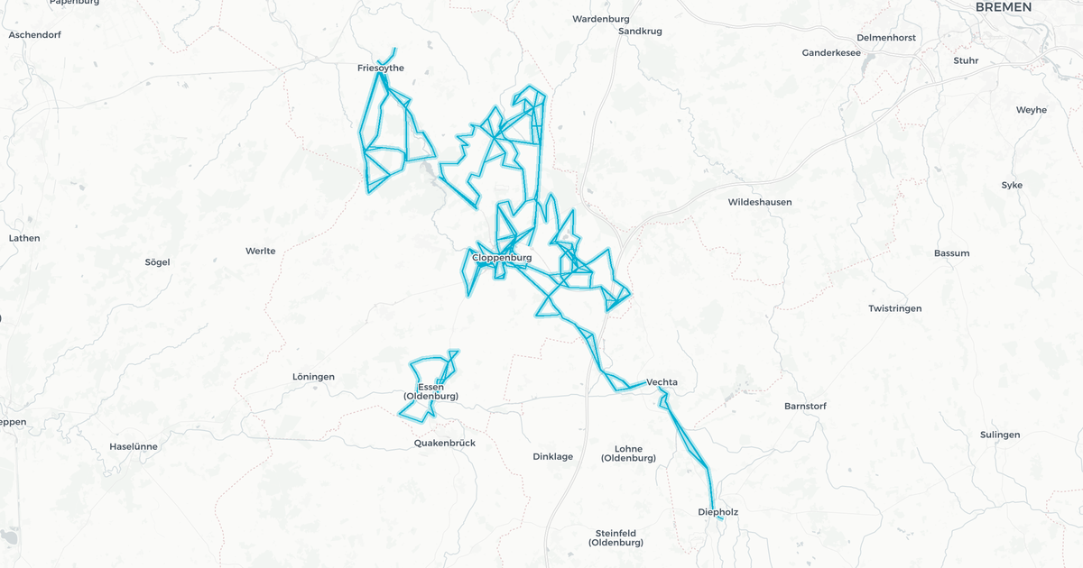 Liniennetz von Verkehrsgemeinschaft Vechta1