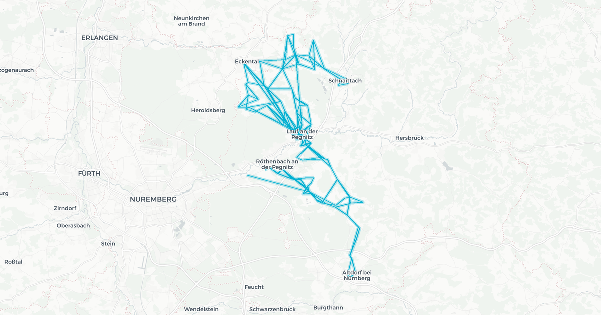 Liniennetz von VGN Kraus Reisen