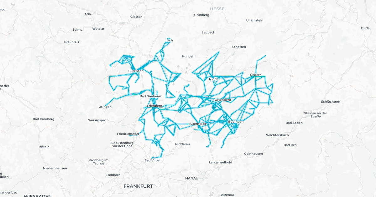 Liniennetz von VGO Friedberg