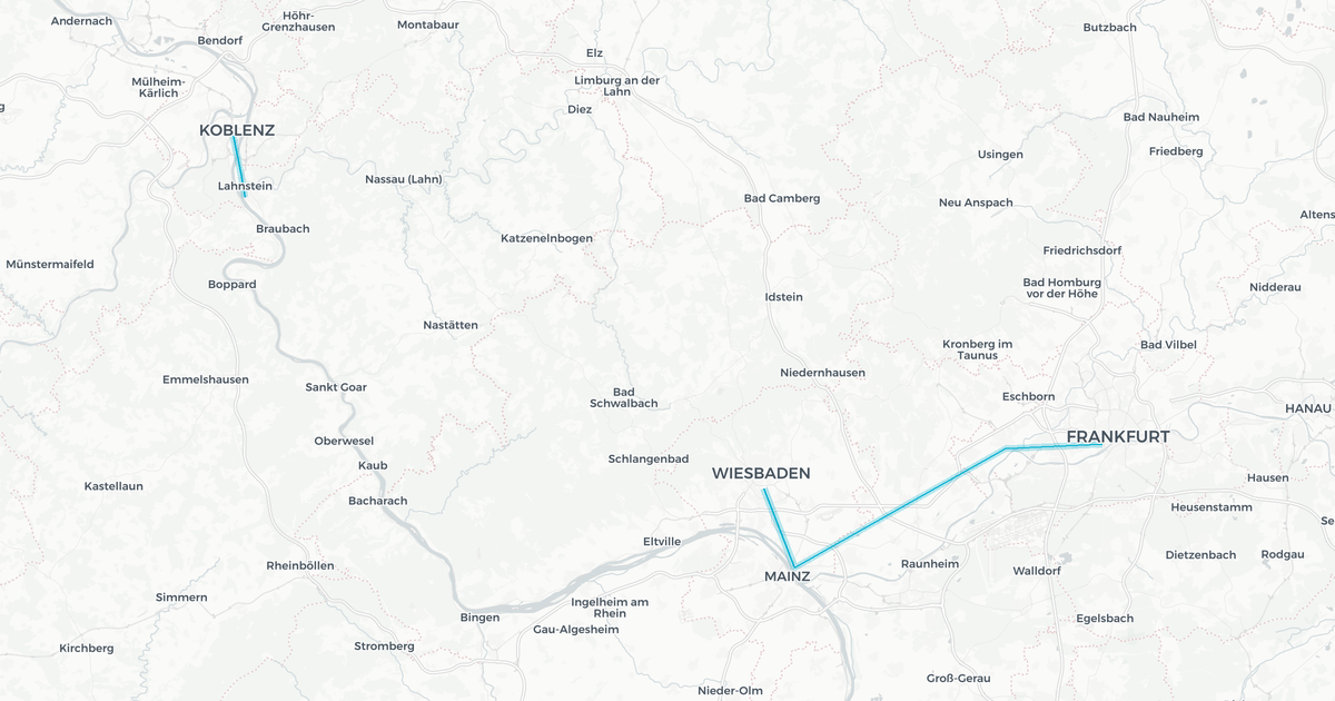 Liniennetz von VIAS GmbH