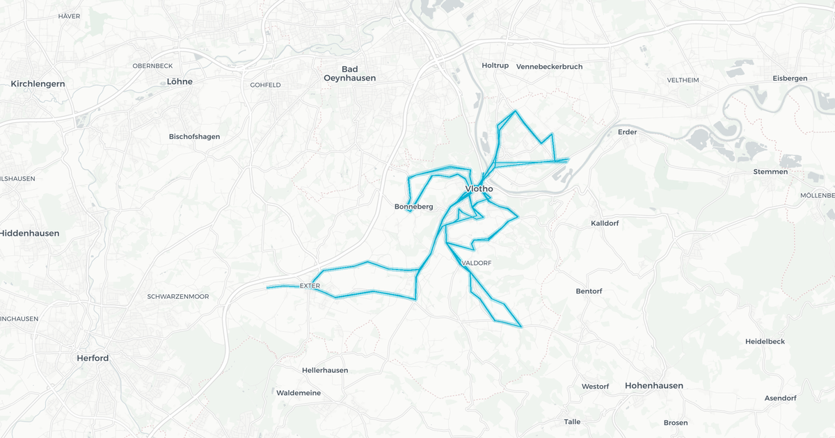 Liniennetz von Vlotho F