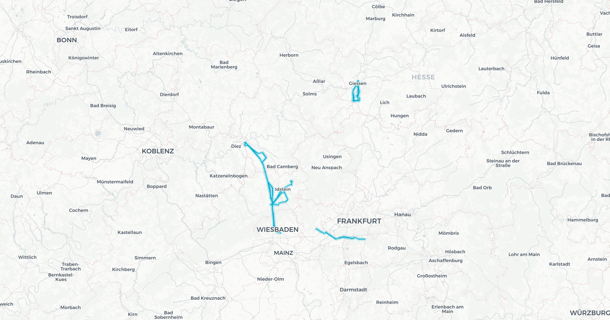 Liniennetz von WEFRA-Bus GbR