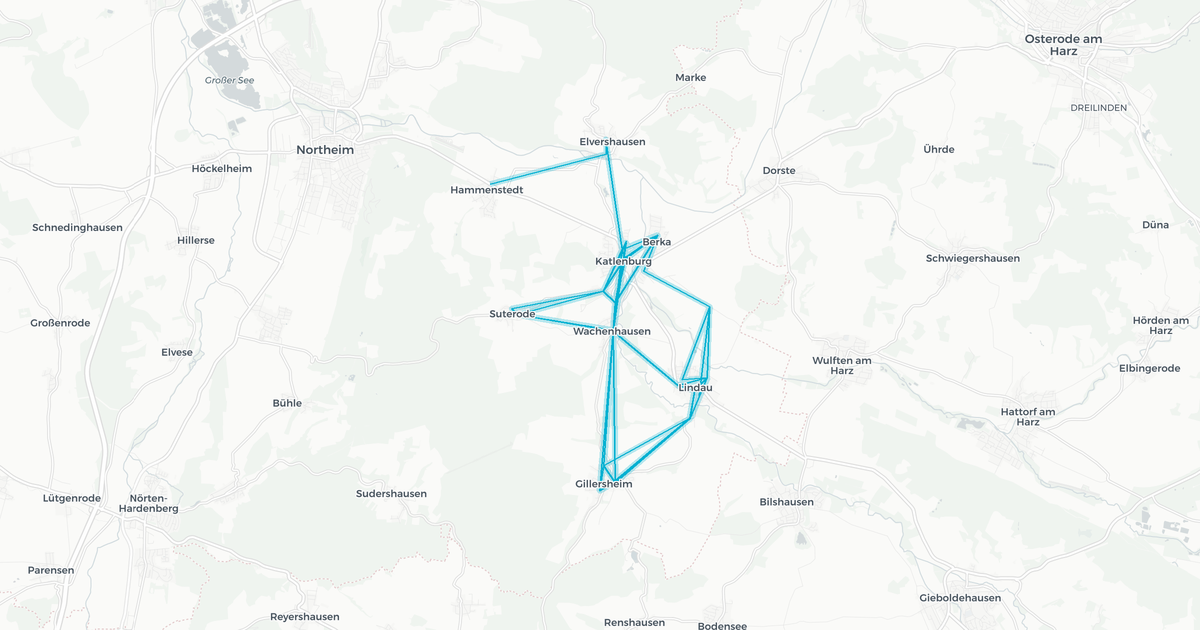 Liniennetz von Weihrauch Uhlendorff GmbH