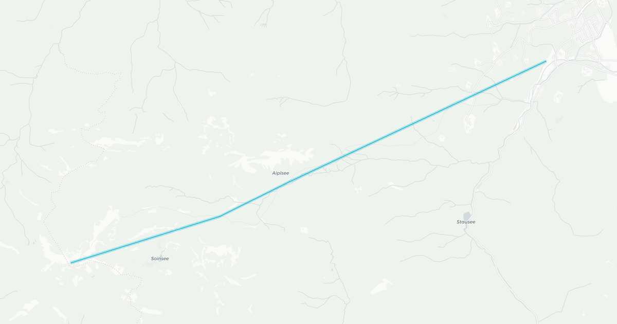 Liniennetz von Wendelsteinbahn