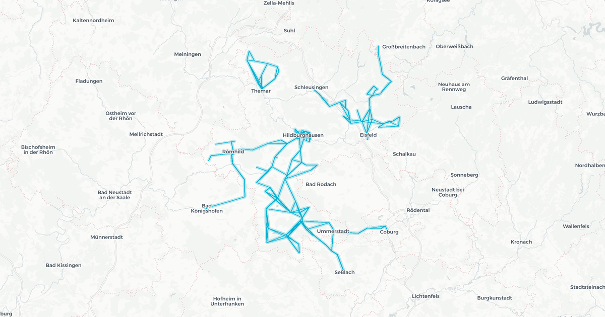 Liniennetz von Werrabus