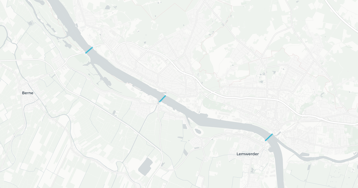 Liniennetz von Weserfähre Bremen