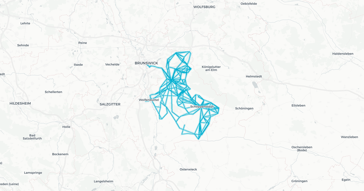 Liniennetz von Wolfenbüttel
